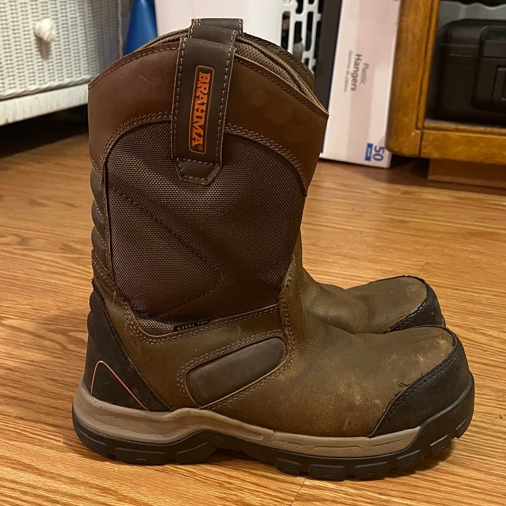 Brahma Rugged Brown Boots/Used